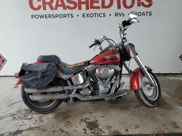 1HD1BX5108Y018468 - 2008 HARLEY-DAVIDSON FLSTF RED photo 2