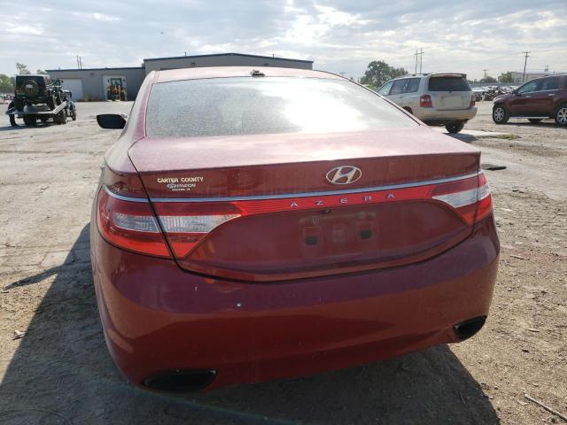 KMHFG4JGXDA257865 - 2013 HYUNDAI AZERA RED photo 6