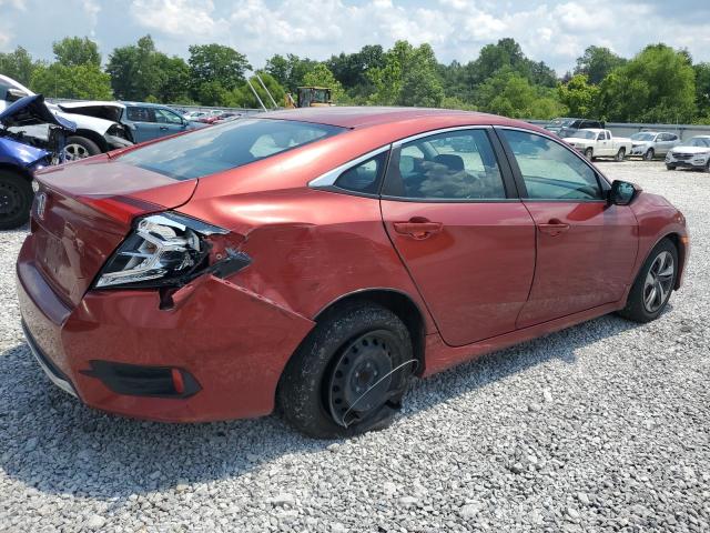 2HGFC2F6XMH511582 - 2021 HONDA CIVIC LX 橙色 照片 3
