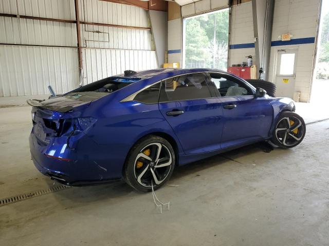 1HGCV2F35MA033590 - 2021 HONDA ACCORD SPORT 蓝色 照片 3