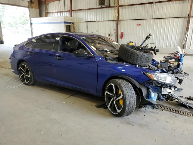 1HGCV2F35MA033590 - 2021 HONDA ACCORD SPORT 蓝色 照片 4