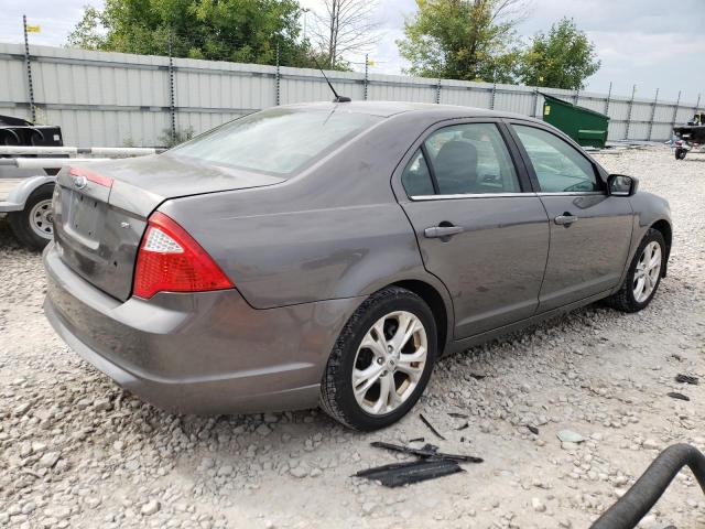 3FAHP0HA3CR251715 - 2012 FORD FUSION SE GRAY photo 3