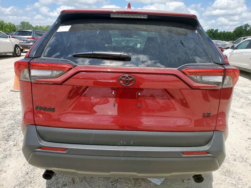 2T3H1RFV2SW404584 - 2025 TOYOTA RAV4 LE მუქწითელი ფოტო 6