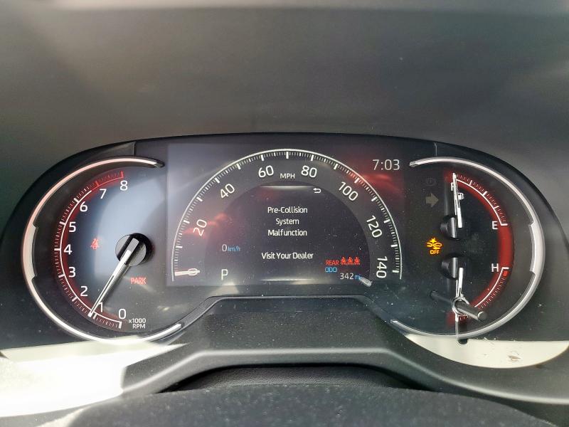 2T3H1RFV2SW404584 - 2025 TOYOTA RAV4 LE მუქწითელი ფოტო 9