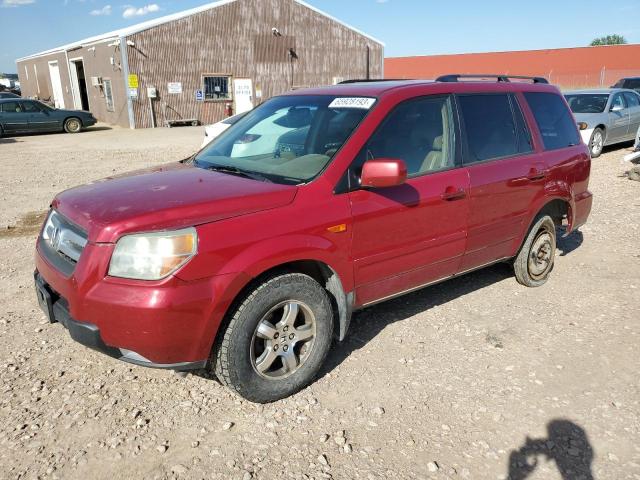 5FNYF18516B003748 - 2006 HONDA PILOT EX BURGUNDY photo 1