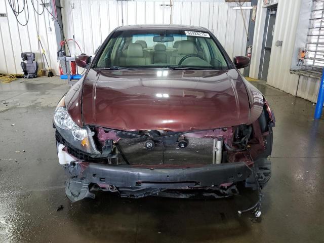 1HGCP26899A031614 - 2009 HONDA ACCORD EXL MAROON photo 5