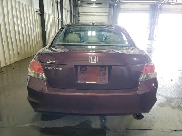 1HGCP26899A031614 - 2009 HONDA ACCORD EXL MAROON photo 6