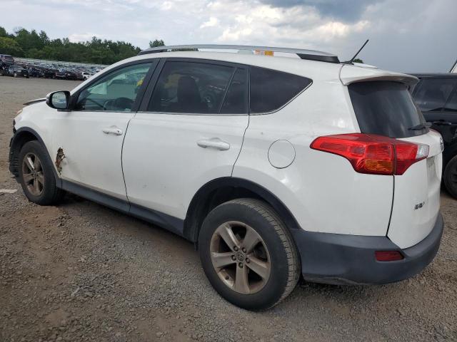 2T3WFREV5FW166259 - 2015 TOYOTA RAV4 XLE WHITE photo 2
