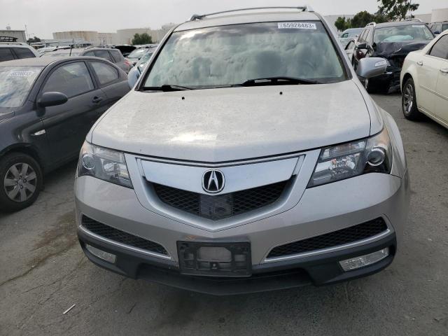 2HNYD2H68DH500009 - 2013 ACURA MDX ADVANCE SILVER photo 5