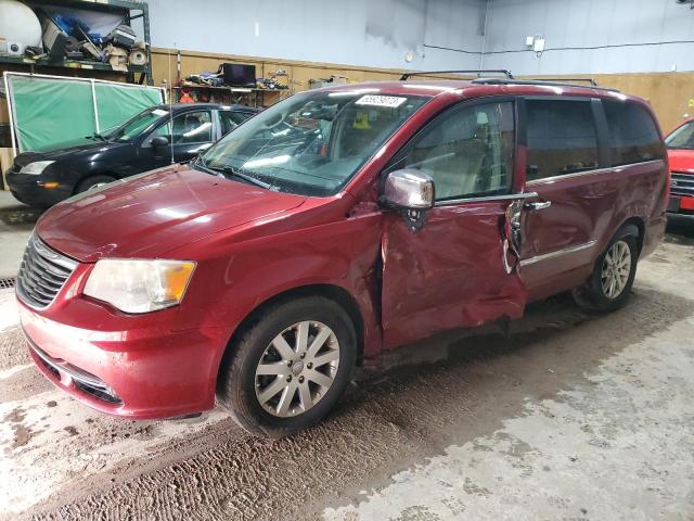 2C4RC1CG4CR118818 - 2012 CHRYSLER TOWN & COU TOURING L RED photo 1