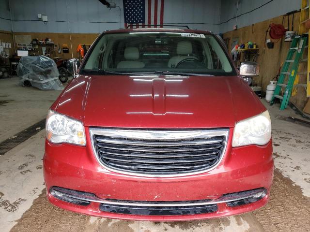 2C4RC1CG4CR118818 - 2012 CHRYSLER TOWN & COU TOURING L RED photo 5