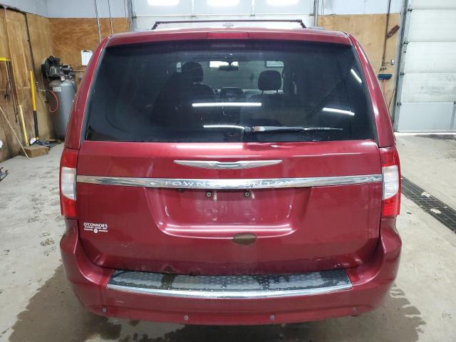 2C4RC1CG4CR118818 - 2012 CHRYSLER TOWN & COU TOURING L RED photo 6
