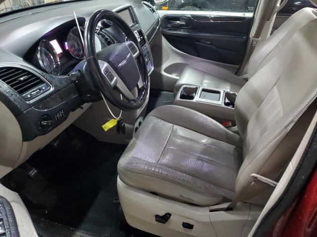 2C4RC1CG4CR118818 - 2012 CHRYSLER TOWN & COU TOURING L RED photo 7