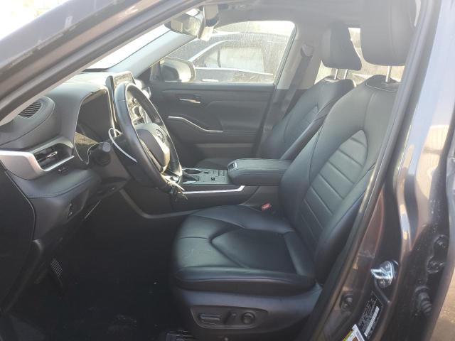 5TDGZRAH7MS051432 - 2021 TOYOTA HIGHLANDER XLE Grafit foto 7