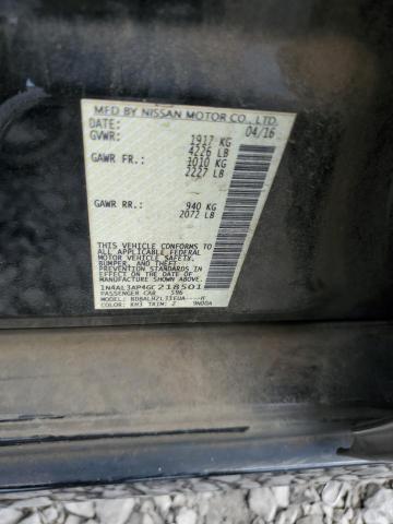 1N4AL3AP4GC218501 - 2016 NISSAN ALTIMA 2.5 BLACK photo 12