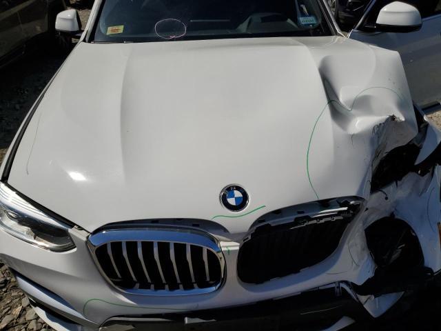 5UXTR9C56JLC78711 - 2018 BMW X3 XDRIVE30I WHITE photo 12