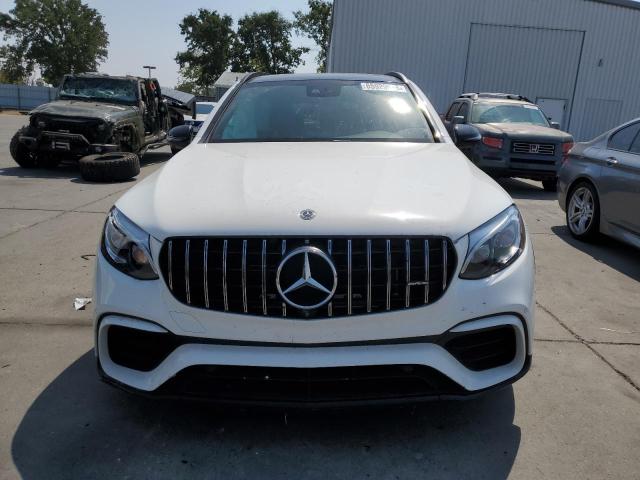 WDC0G8JB0KF492047 - 2019 MERCEDES-BENZ GLC 63 4MATIC AMG WHITE photo 5