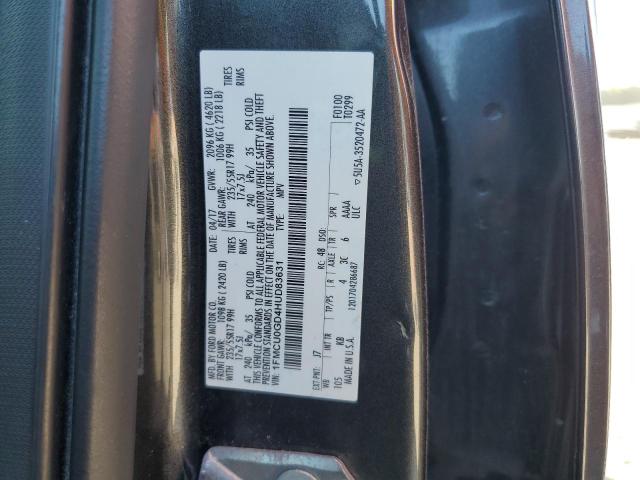 1FMCU0GD4HUD83631 - 2017 FORD ESCAPE SE GRAY photo 13