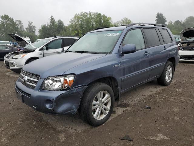 JTEEW21A160029387 - 2006 TOYOTA HIGHLANDER HYBRID BLUE photo 1