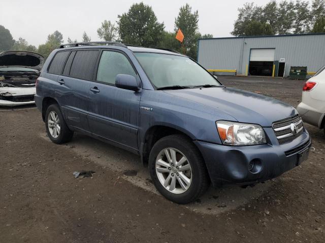 JTEEW21A160029387 - 2006 TOYOTA HIGHLANDER HYBRID BLUE photo 4