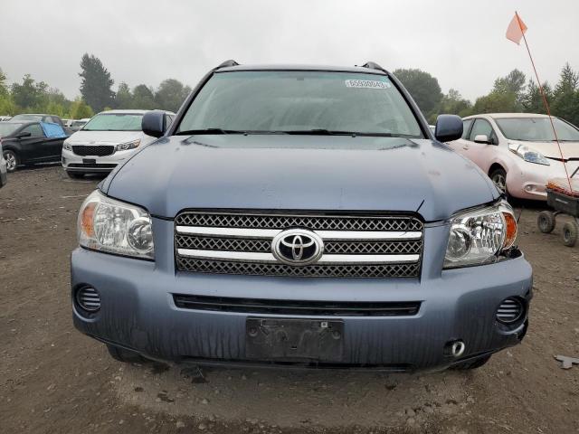 JTEEW21A160029387 - 2006 TOYOTA HIGHLANDER HYBRID BLUE photo 5