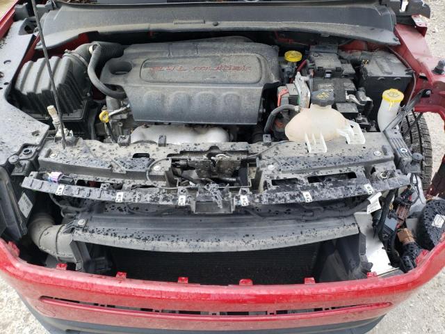 3C4NJCBBXJT266553 - 2018 JEEP COMPASS LATITUDE წითელი ფოტო 12