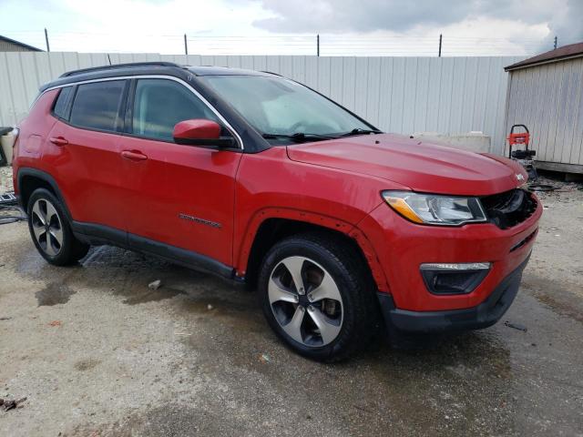 3C4NJCBBXJT266553 - 2018 JEEP COMPASS LATITUDE წითელი ფოტო 4