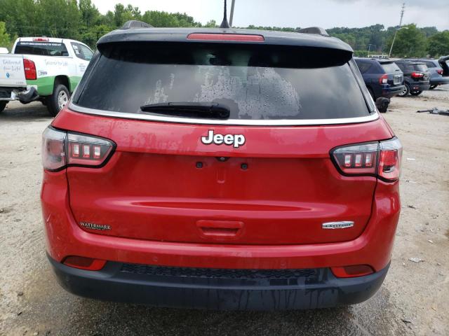 3C4NJCBBXJT266553 - 2018 JEEP COMPASS LATITUDE წითელი ფოტო 6