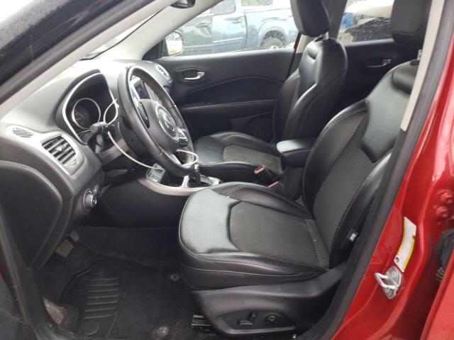 3C4NJCBBXJT266553 - 2018 JEEP COMPASS LATITUDE წითელი ფოტო 7