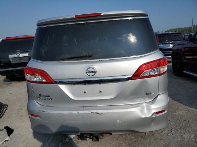 JN8AE2KP3E9100497 - 2014 NISSAN QUEST S SILVER photo 6