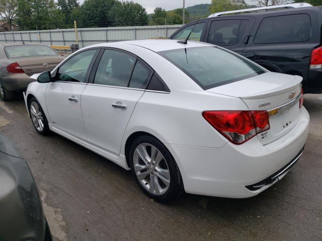 1G1PG5SB9E7487275 - 2014 CHEVROLET CRUZE LTZ WHITE photo 2