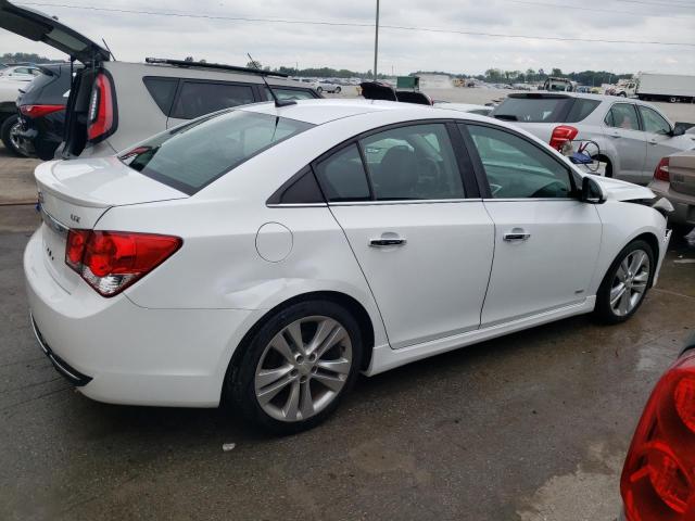 1G1PG5SB9E7487275 - 2014 CHEVROLET CRUZE LTZ WHITE photo 3