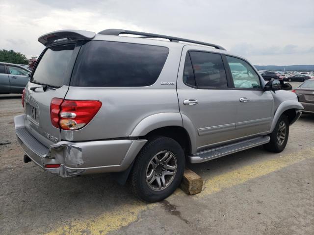 5TDBT48A14S221761 - 2004 TOYOTA SEQUOIA LIMITED SILVER photo 3