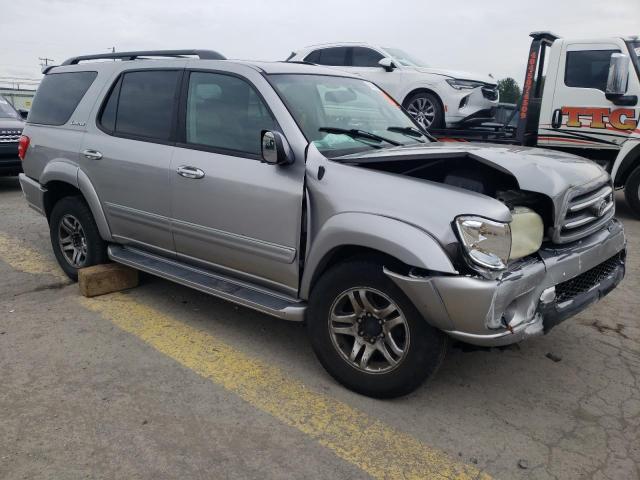 5TDBT48A14S221761 - 2004 TOYOTA SEQUOIA LIMITED SILVER photo 4