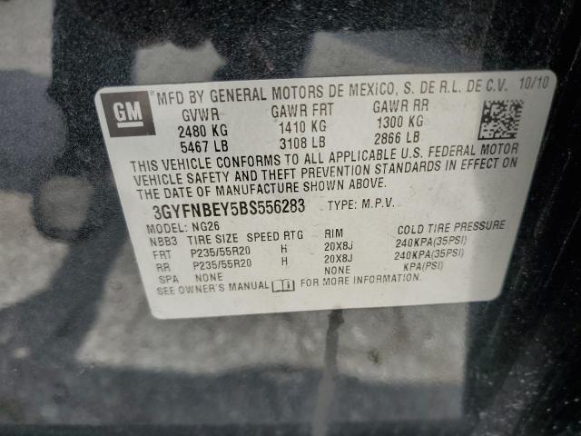 3GYFNBEY5BS556283 - 2011 CADILLAC SRX PERFORMANCE COLLECTION Қара фото 13