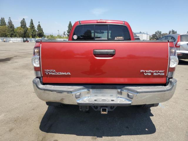 5TETU62N99Z596915 - 2009 TOYOTA TACOMA PRERUNNER ACCESS CAB RED photo 6