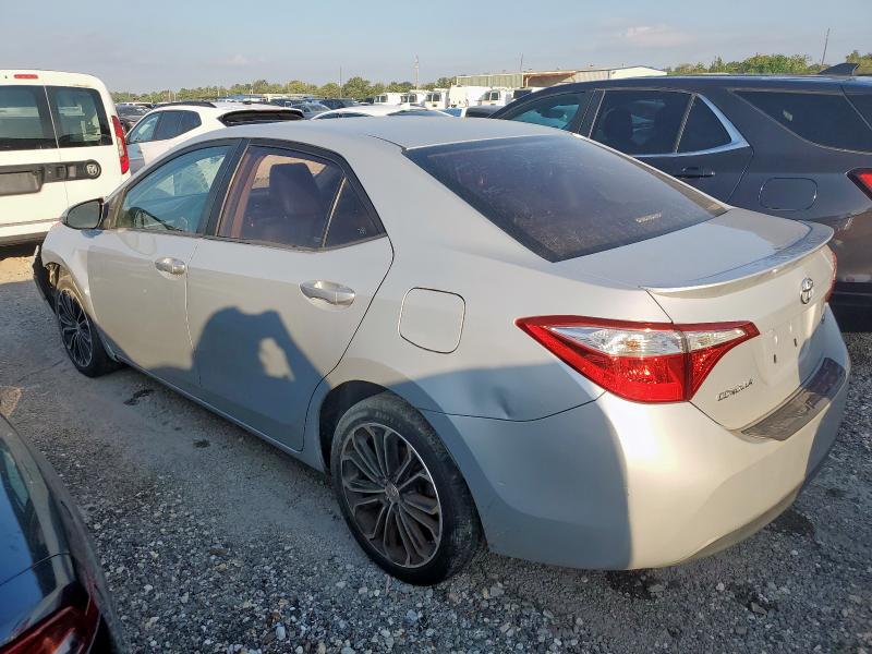 2T1BURHE7EC041336 - 2014 TOYOTA COROLLA L SILVER photo 2