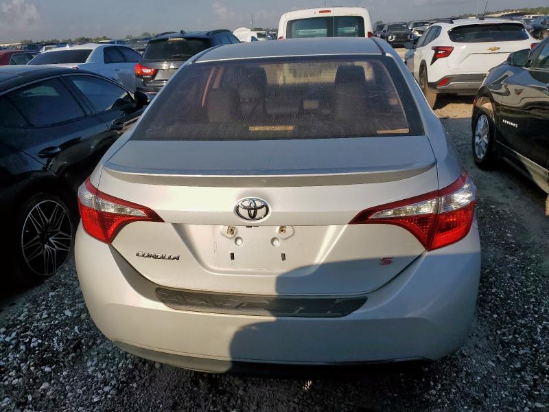 2T1BURHE7EC041336 - 2014 TOYOTA COROLLA L SILVER photo 6