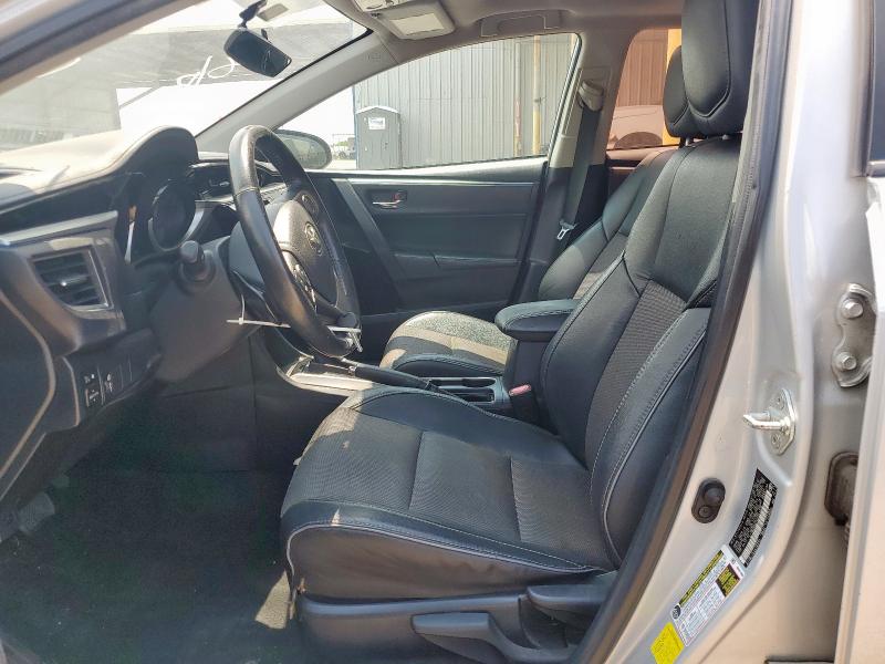 2T1BURHE7EC041336 - 2014 TOYOTA COROLLA L SILVER photo 7