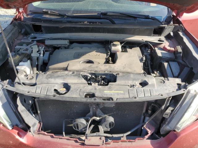5N1DR2MN8HC625518 - 2017 NISSAN PATHFINDER S წითელი ფოტო 12