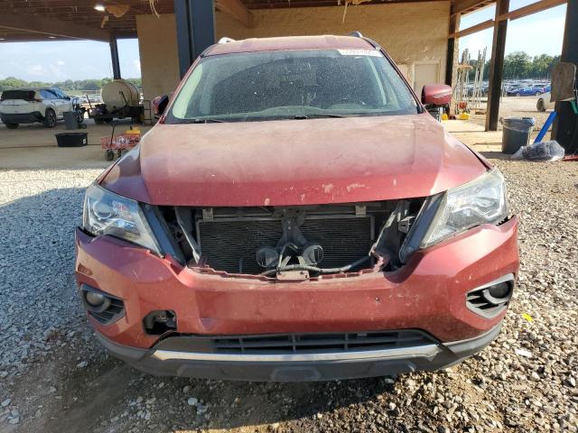 5N1DR2MN8HC625518 - 2017 NISSAN PATHFINDER S წითელი ფოტო 5
