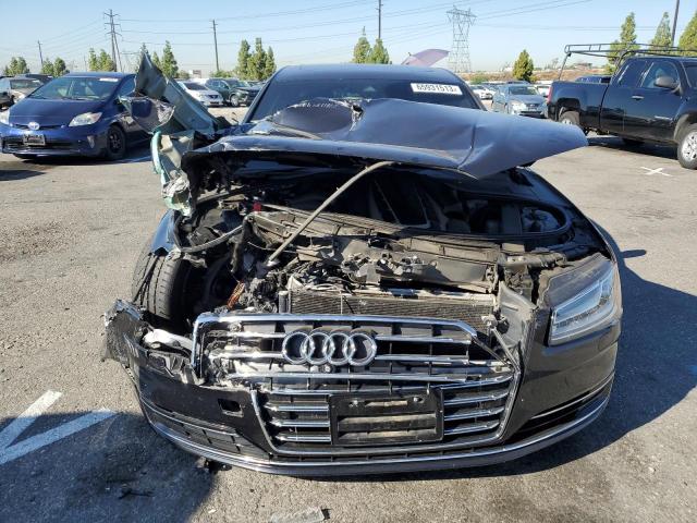 WAU32AFDXFN006176 - 2015 AUDI A8 L QUATTRO BLACK photo 5