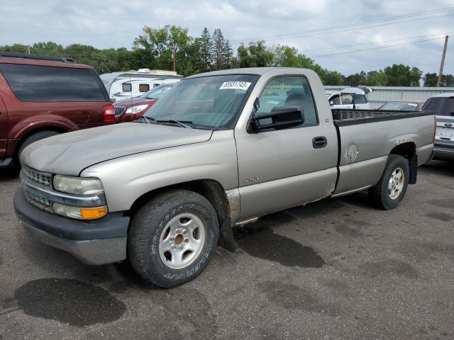 1GCEC14W21Z265467 - 2001 CHEVROLET SILVERADO2 C1500 GRAY photo 1