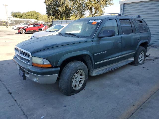 1B4HS28N31F644340 - 2001 DODGE DURANGO GREEN photo 1