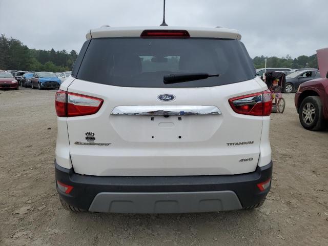 MAJ6P1WL0JC168501 - 2018 FORD ECOSPORT TITANIUM WHITE photo 6