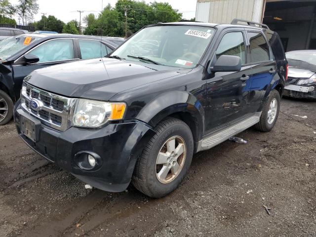 1FMCU0DG3AKA52393 - 2010 FORD ESCAPE XLT BLACK photo 1