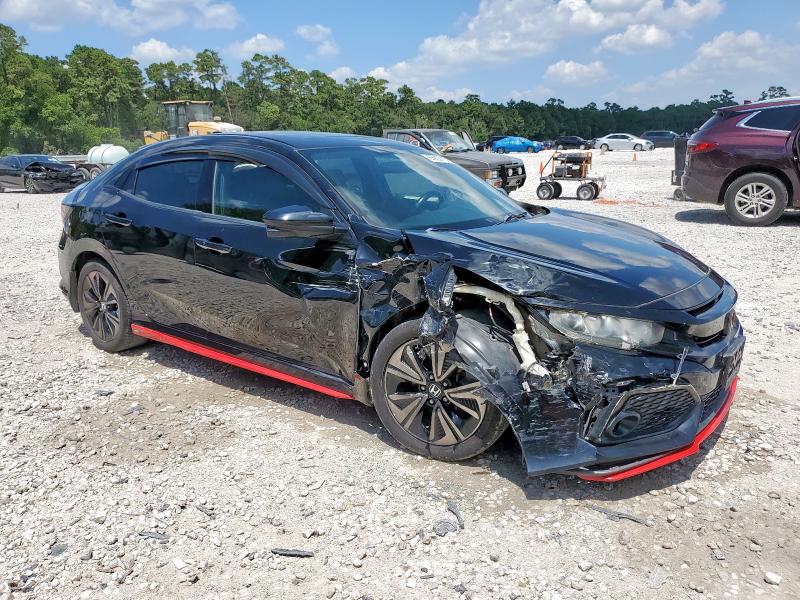 SHHFK7H50JU216316 - 2018 HONDA CIVIC EX BLACK photo 4