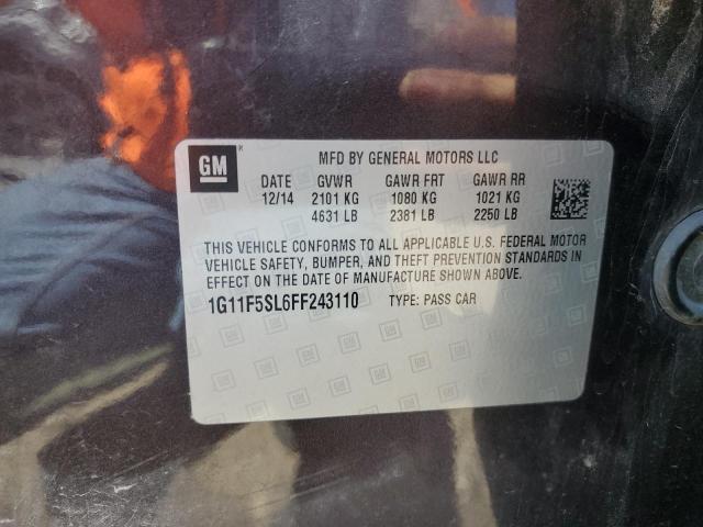 1G11F5SL6FF243110 - 2015 CHEVROLET MALIBU LTZ BROWN photo 12