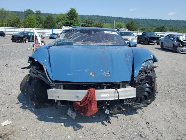 WP0AB2Y17MSA41133 - 2021 PORSCHE TAYCAN 4S BLUE photo 5