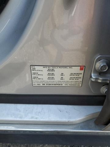 5YJSA1H16EFP38161 - 2014 TESLA MODEL S Gümüş foto 12